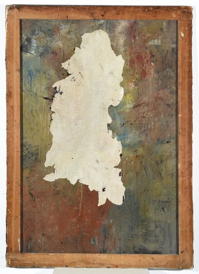 Franz BEER (1929) Composition, 1957. 

Mixed media on canvas.

Signed and dated lower...