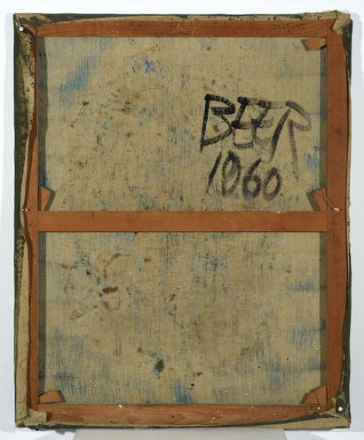 Franz BEER (1929) Composition, 1960.

Mixed media on canvas.

Signed and dated on...