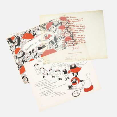 Yves SAINT-LAURENT, d'après Les aventures de la vilaine Lulu. 

44 planches lithographiques...