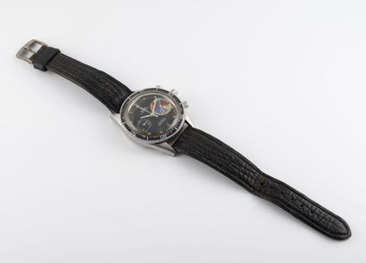YEMA, Yachtingraf vers 1970 Chronographe de régate en acier , boitier coussin à lunette...