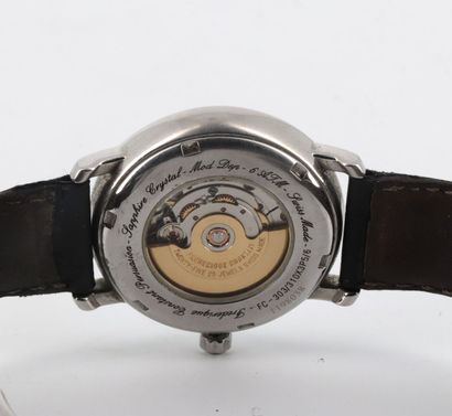 FREDERIQUE CONSTANT "Classique" ref. 303/310XP5/6, vers 2010 Steel bracelet watch,...