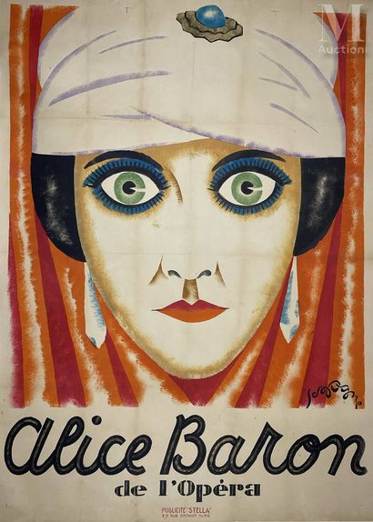 null Alice Baron de L'Opéra Alice Baron de L'Opéra Publicité Stella Paris Affiche...