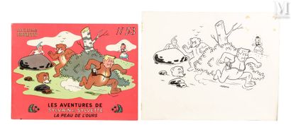 DUBOIS, Claude (1934-2022) Sylvain & Sylvette - 1ère série - "La peau de l'ours"-...