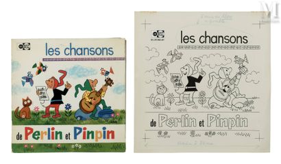 DUBOIS, Claude (1934-2022) Cover & Disc - Set of 2 pieces: Vinyl disc-booklet 45T...