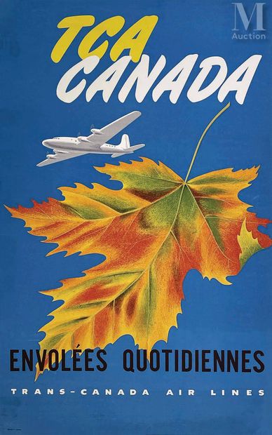 null TCA Canada Trans Canada Airline Envolée Quotidienne TCA Canada Trans Canada...