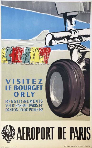 null SOHEE Vistez Le Bourget Orly Aeroport de Paris Très Rare Vistez Le Bourget Orly...