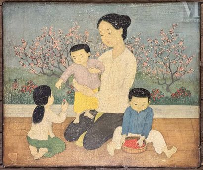 MAI THU ( Mai Trung Thứ ) Woman and Children Woodblock Print
Woman and Children Woodblock... Gazette Drouot