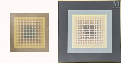 VASARELY VICTOR Composition 2 Prints Signed by Victor Vassarely
Composition 2 Prints... Gazette Drouot