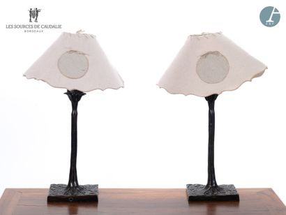 null From Sources de Caudalie
Pair of lamps with metal base
H : 52cm