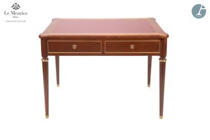 null From the Hotel Le Meurice - Room 423

Stained beechwood desk, opening with two...