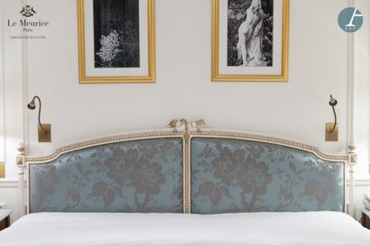 null From the Hotel Le Meurice - Room 426

Headboard in molded and carved wood, white...