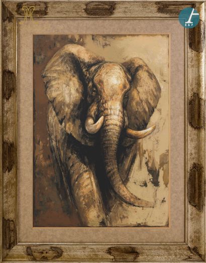 null From the Indian Garden of the Metropole Hotel (Brussels): 
A framed reproduction...