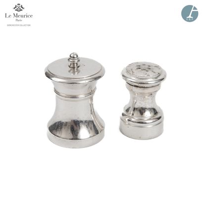 null From the Hotel Le Meurice

Lot including a saltcellar and a pepper mill, in...