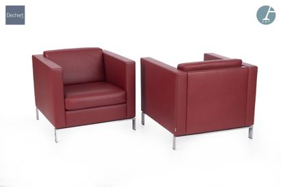 null Norman FOSTER Designer (Born 1935) KNOLL Publisher

Model Foster 502

Pair of...