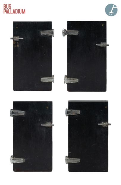 null From the bar of the Bus Palladium



Set of four refrigerator doors, in black...