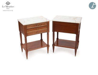 null From the Hotel Le Meurice - Room 418

Pair of bedside tables in natural wood...