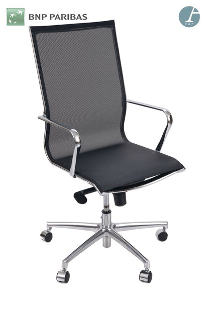 null FANTONI Editor,
Work chair model "Elle",
High tilting backrest, adjustable in...