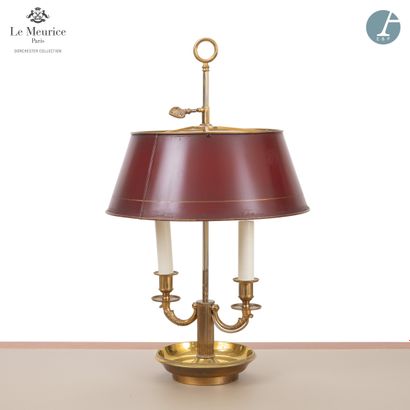 null From the Hotel Le Meurice - Room 417

Lamp bouillote in gilded metal, with two...