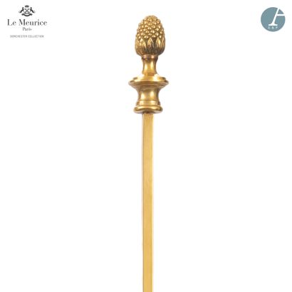 null From the Hotel Le Meurice - Room 411

Pair of gilt bronze torches, electrically...