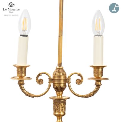 null From the Hotel Le Meurice - Room 414

Pair of gilt bronze torches, electrically...