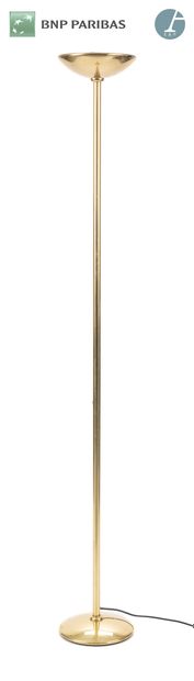 null MECA Editor
Pair of floor lamps
The stem in gilded brass finished by a cup.

H:...
