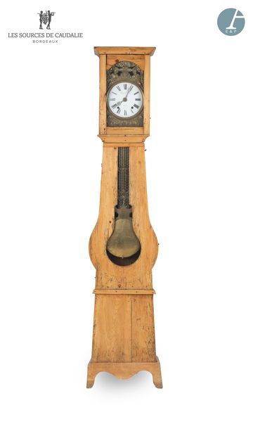 null From Sources de Caudalie (Grange à Bateaux)
Large Comtoise clock in natural...