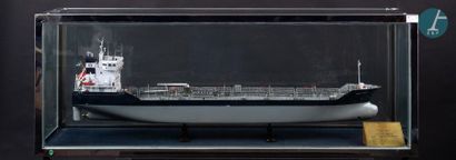 Maquette du Wisby Verity Model of the Wisby Verity, Tanker owned by Wisby Tanker...