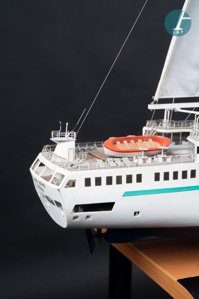 Maquette Spirit Model of the Spirit Wind Song. Sister ship of the Wind Spirit, operated...