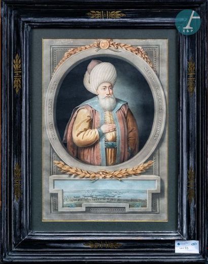 JOHN YOUNG John YOUNG, 
Empereurs de Turquie. 
Quatre gravures datées de 1814. 
Dimensions...