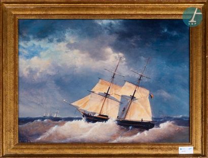 null Two-masted sailboat. 
Reproduction method
56 x 70cm