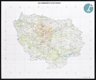 En provenance du siège de la Région Île-de-France Map of the communes of Ile de France....