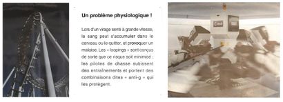 En provenance du Palais de la Découverte Lot composed of three printed photographs...