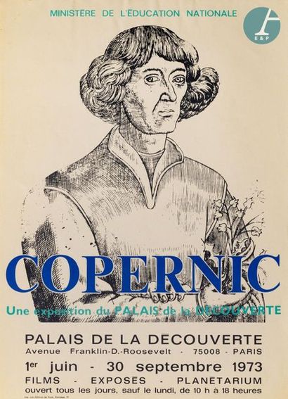 En provenance du Palais de la Découverte 
Nice lot of 6 posters of exhibitions of...