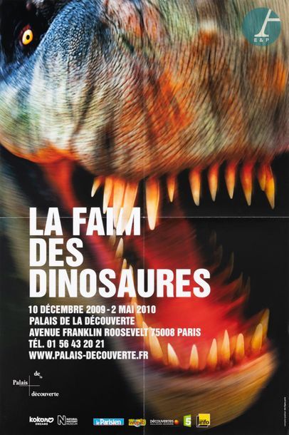 En provenance du Palais de la Découverte Nice batch of 9 exhibition posters of the...