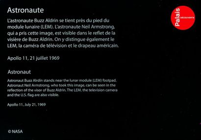 En provenance du Palais de la Découverte NASA - Neil Armstrong Apollo 11, 21 juillet...