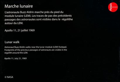 En provenance du Palais de la Découverte NASA - Neil Armstrong Apollo 11, July 21,...