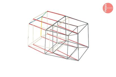En provenance du Palais de la Découverte 
Educational set: the hypercube

Model "from...
