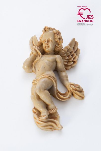 Duo d’anges musiciens Two little resin angels

Liturgical object belonging to the...