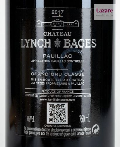 En provenance directe du château CHÂTEAU LYNCH BAGES, Pauillac.
Fifth Growth Classified...