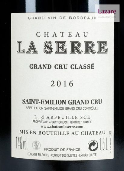 En provenance directe du château CHÂTEAU LA SERRE, Grand Cru Saint-Emilion.
Grand...