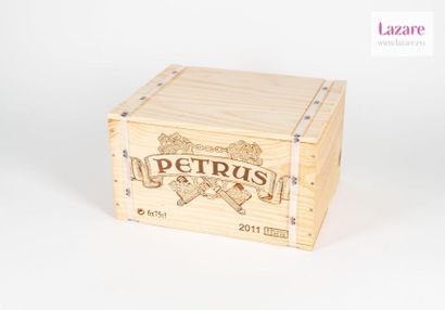 En provenance directe du château PETRUS, Pomerol.
Original wooden case (strapped)...