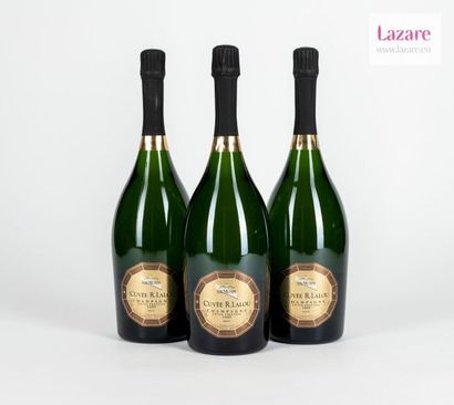 null CHAMPAGNE CUVÉE RENÉ LALOU, Mumm. Trois Magnums datés 1999.