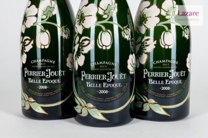 null CHAMPAGNE CUVÉE BELLE EPOQUE, Perrier-Jouët. Three Magnums dated 2008.