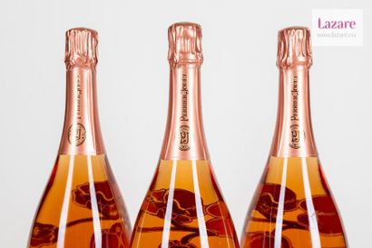 null CHAMPAGNE CUVÉE BELLE EPOQUE, Rosé Perrier-Jouët. Three Magnums dated 2007.