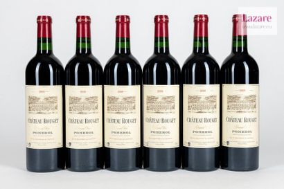 null CHÂTEAU ROUGET, Pomerol.
An original case made up of 6 bottles dated 2008.
Case...