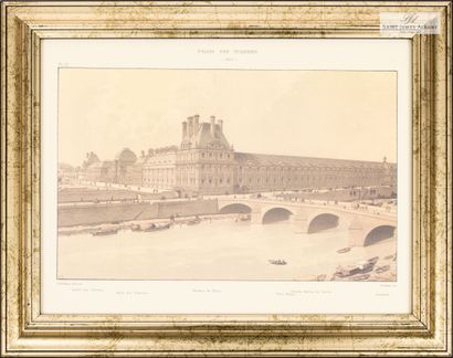 En provenance de l'Hôtel Saint James Albany Lot de six pièces encadrées "Vues de...