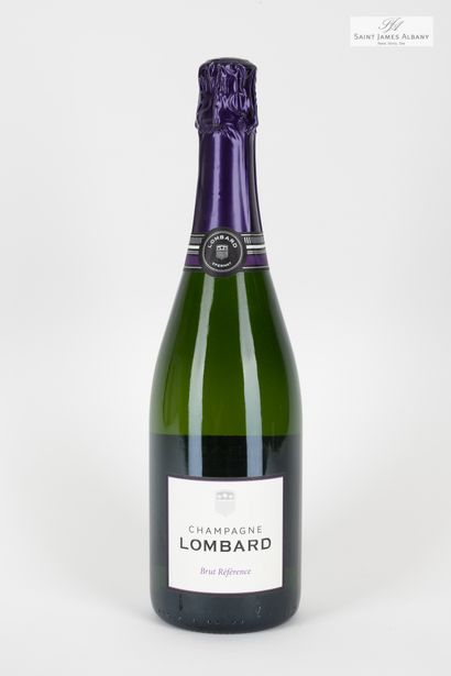 En provenance de l'Hôtel Saint James Albany LOMBARD Champagne Brut Référence , 19...