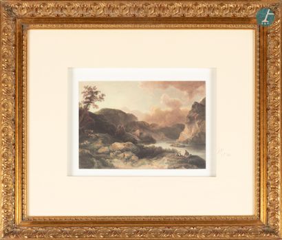 null 
From a prestigious Parisian Palace 


Set of eight framed pieces, reproductions...