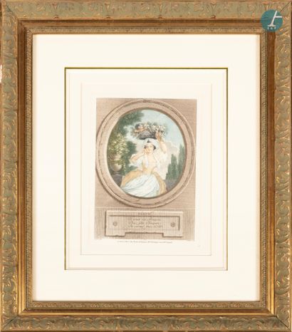 null 
From a prestigious Parisian Palace 


Set of eight framed pieces, reproductions...