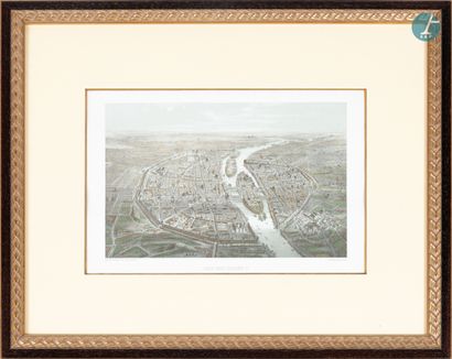 null 
From a prestigious Parisian Palace 


Set of four framed pieces, reproductions...